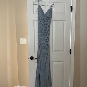 Windsor sparkly light blue maxi prom dress, Small, worn once